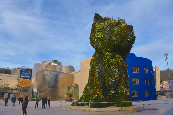 QuÃ© ver en Bilbao: puppy en el museo Guggenheim
