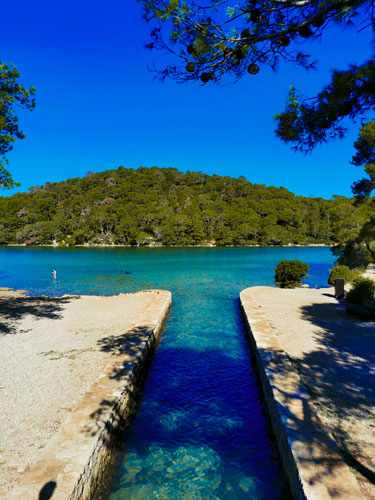 Lago Pequeño Mljet - Ruta por Croacia