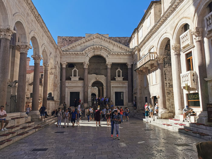Palacion del Diocleciano en Split - Ruta por Croacia