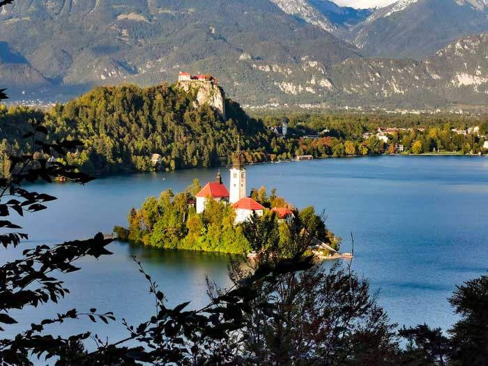 Atardecer en Bled - Ruta por Eslovenia