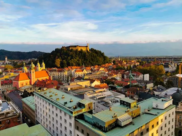 Liubliana panoramica. ruta por eslovenia