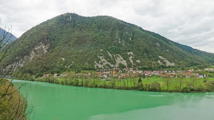 El rio soca. ruta por eslovenia
