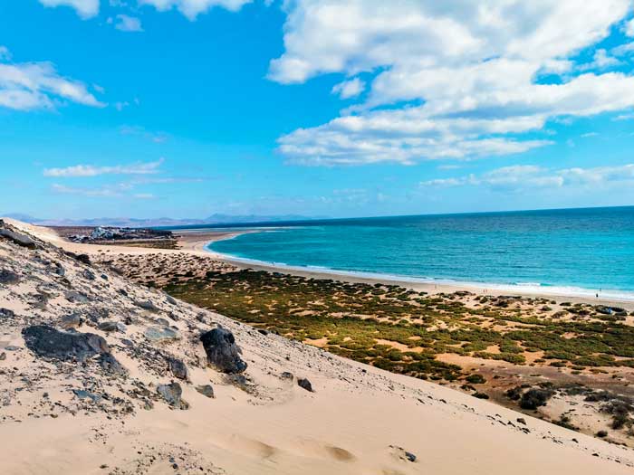 Playa de Sotavento de Jandia. Ruta por Fuerteventura