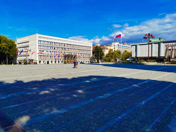 Plaza de la Republica - Que ver en Liubliana