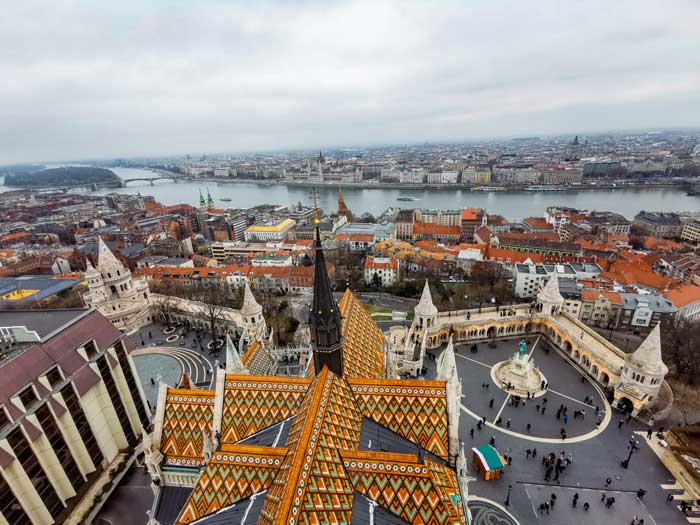 Vistas desde la Torre de la Iglesia de San matias Que ver en Budapest
